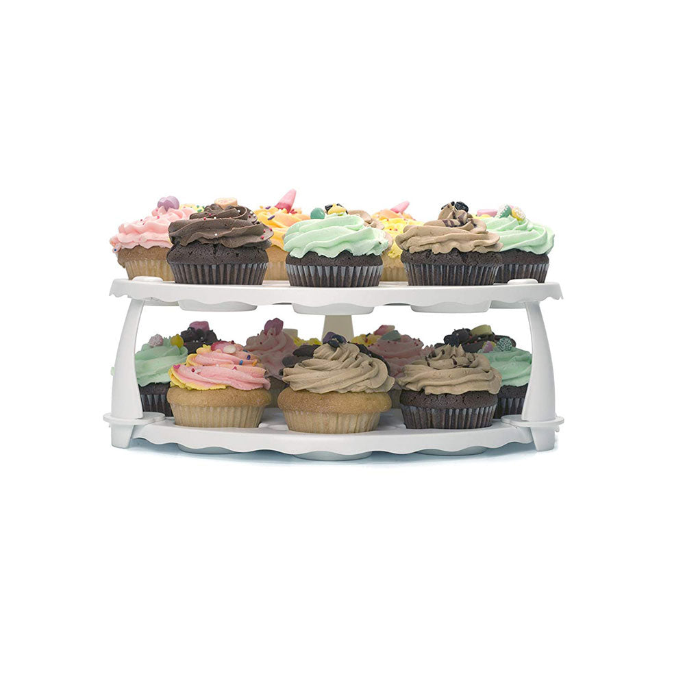 Progressive International Prepworks Collapsible Cupcake Carrier, Red (Open Box)