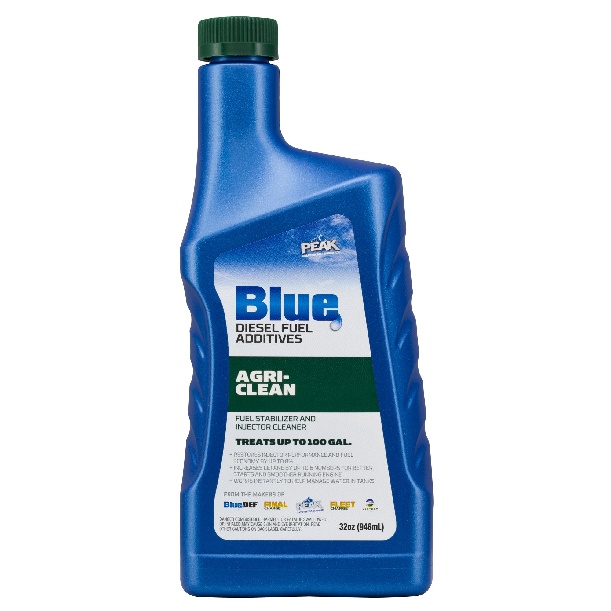 BlueDEF Diesel Urea & Deionized Water 2.5 Gal Jug w/ PEAK Agri-Clean Additive