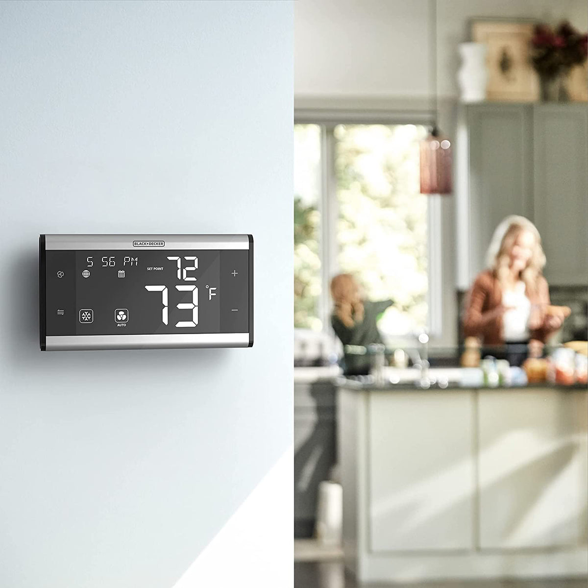 BLACK+DECKER BDXCTSH1 Smart Home Device Compatible Wifi Home Thermostat PRO