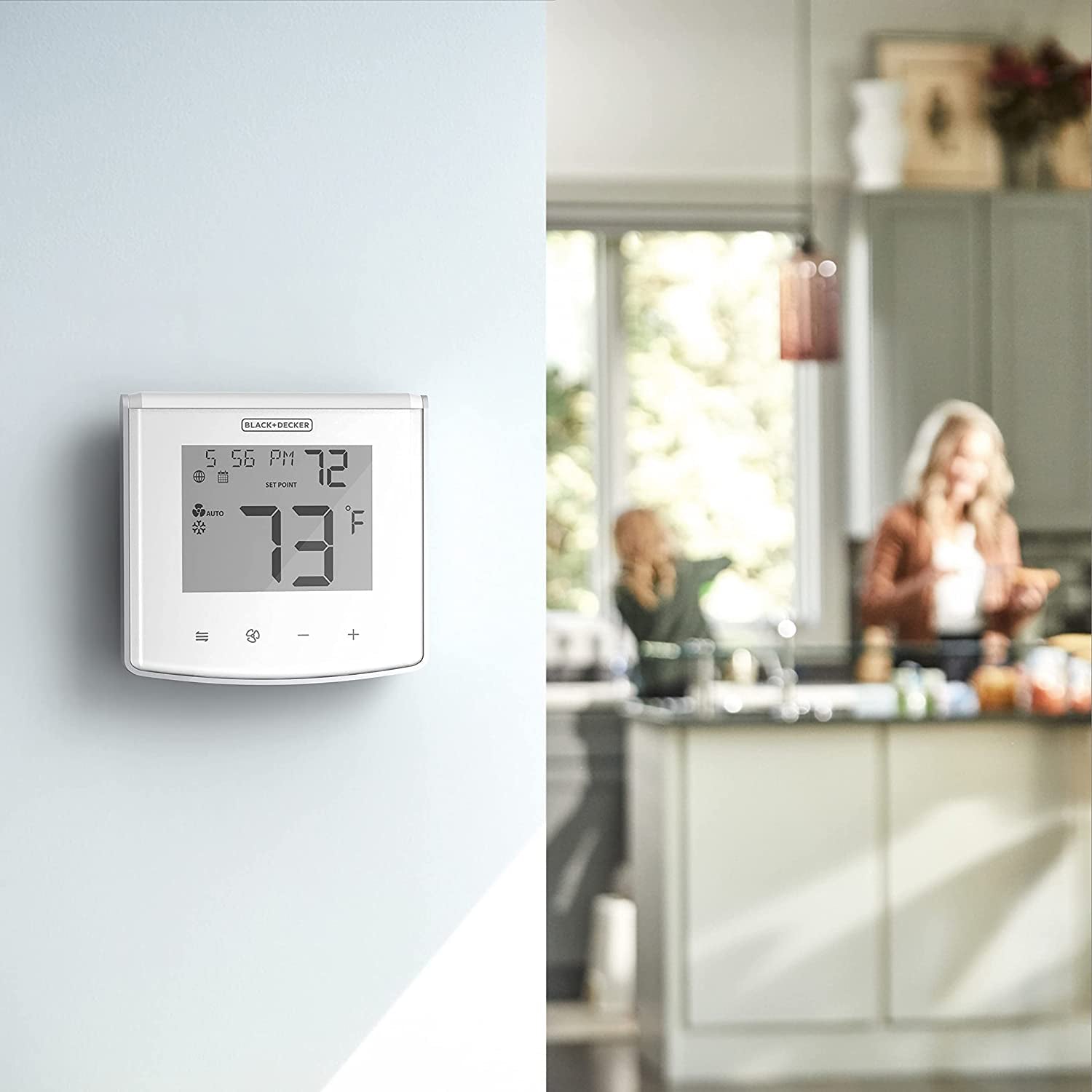 BLACK+DECKER Smart Home Device Compatible Wifi Home Thermostat PLUS (Open Box) - VMInnovations