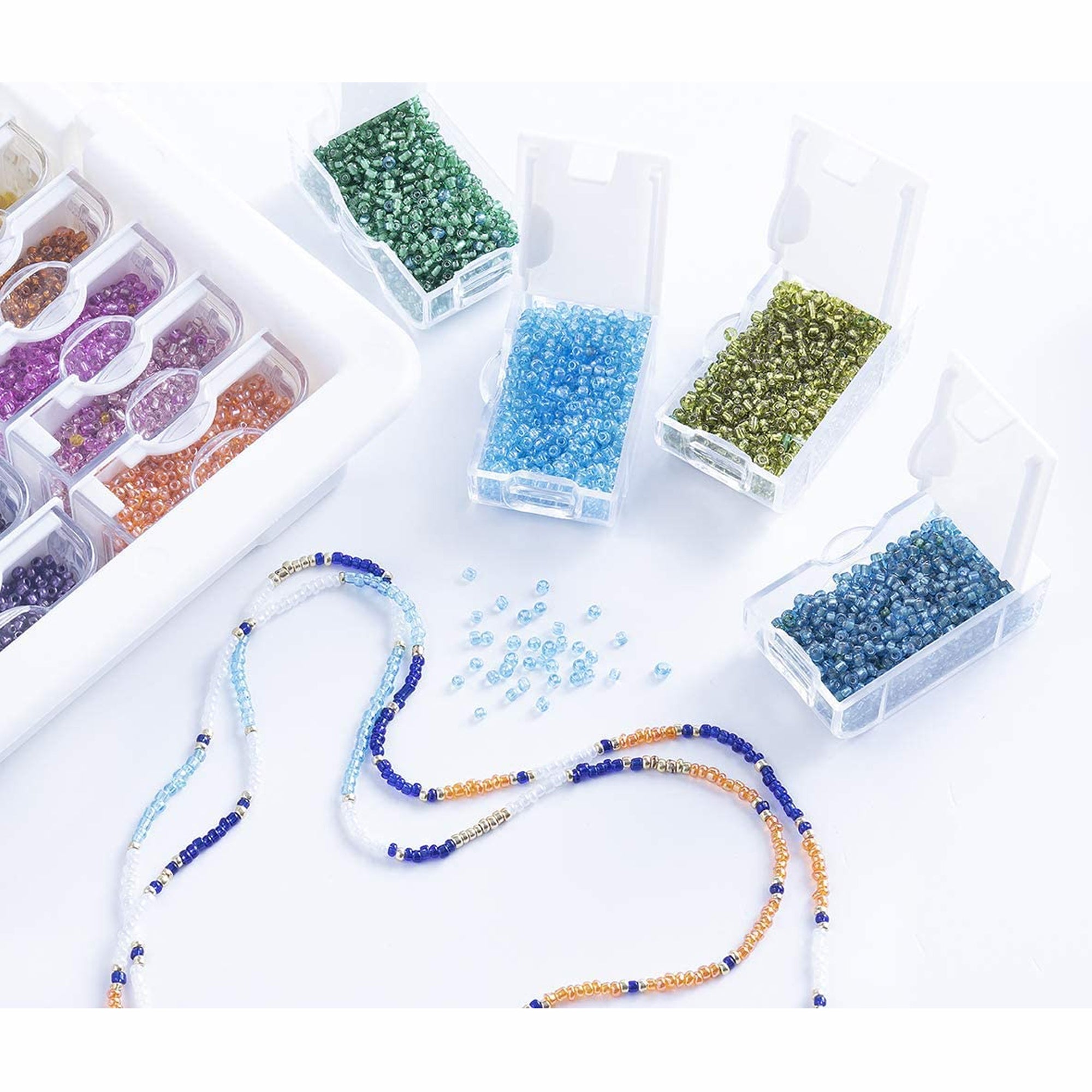 Elizabeth Ward Bead Storage Solutions 13 Pc Craft Supplies Containers (Open Box) - VMInnovations