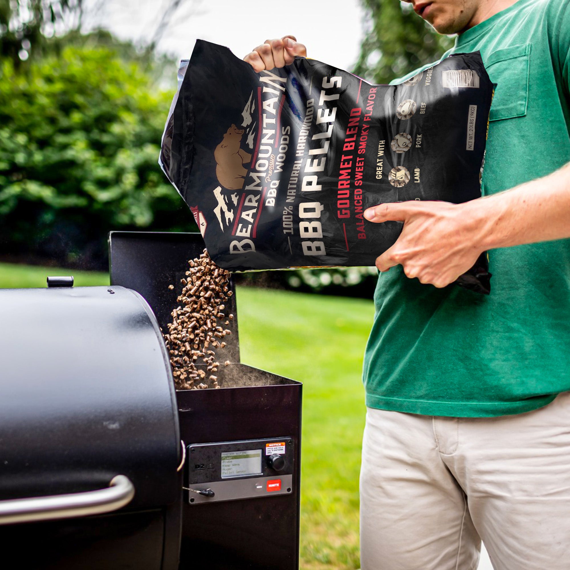 Bear Mountain BBQ FB99 All-Natural Hardwood Gourmet Blend Smoker Pellets (Used) - VMInnovations