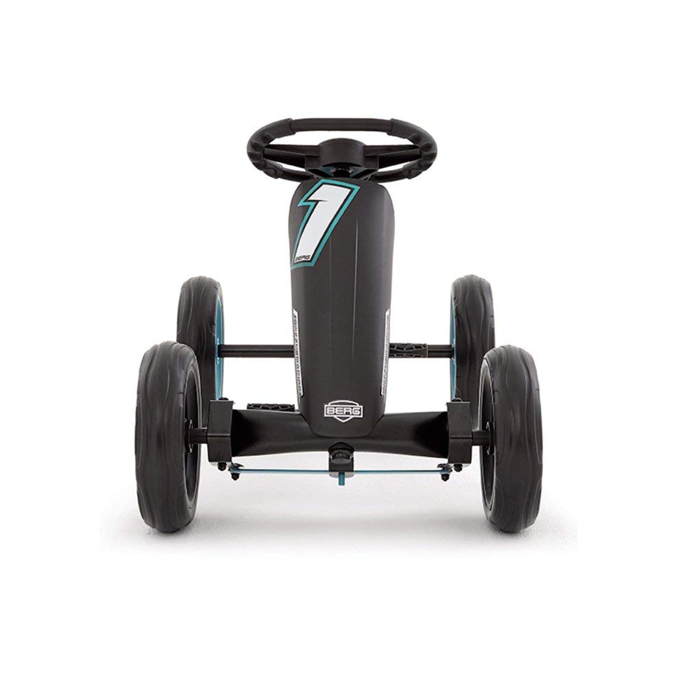 Berg Racing Kids Adjustable Seat Compact Pedal Powered Go Kart, Blue (Open Box)