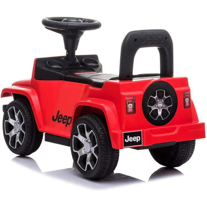 Best Ride On Cars Baby Toddler Jeep Rubicon Push Car Riding Toy Vehicle, Red - VMInnovations