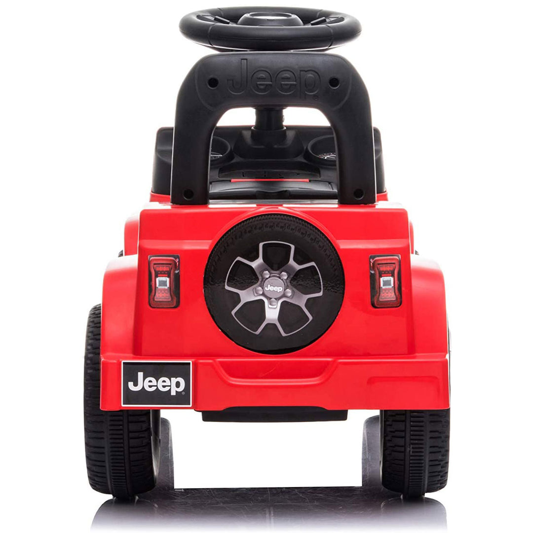 Best Ride On Cars Baby Toddler Jeep Rubicon Push Car Riding Toy Vehicle, Red - VMInnovations