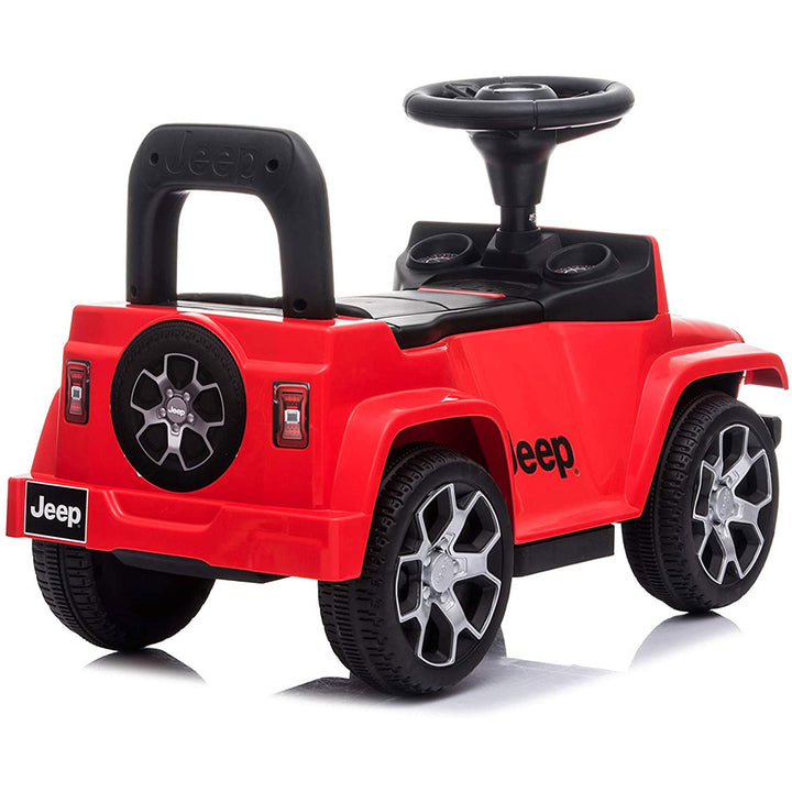 Best Ride On Cars Baby Toddler Jeep Rubicon Push Car Riding Toy Vehicle, Red - VMInnovations