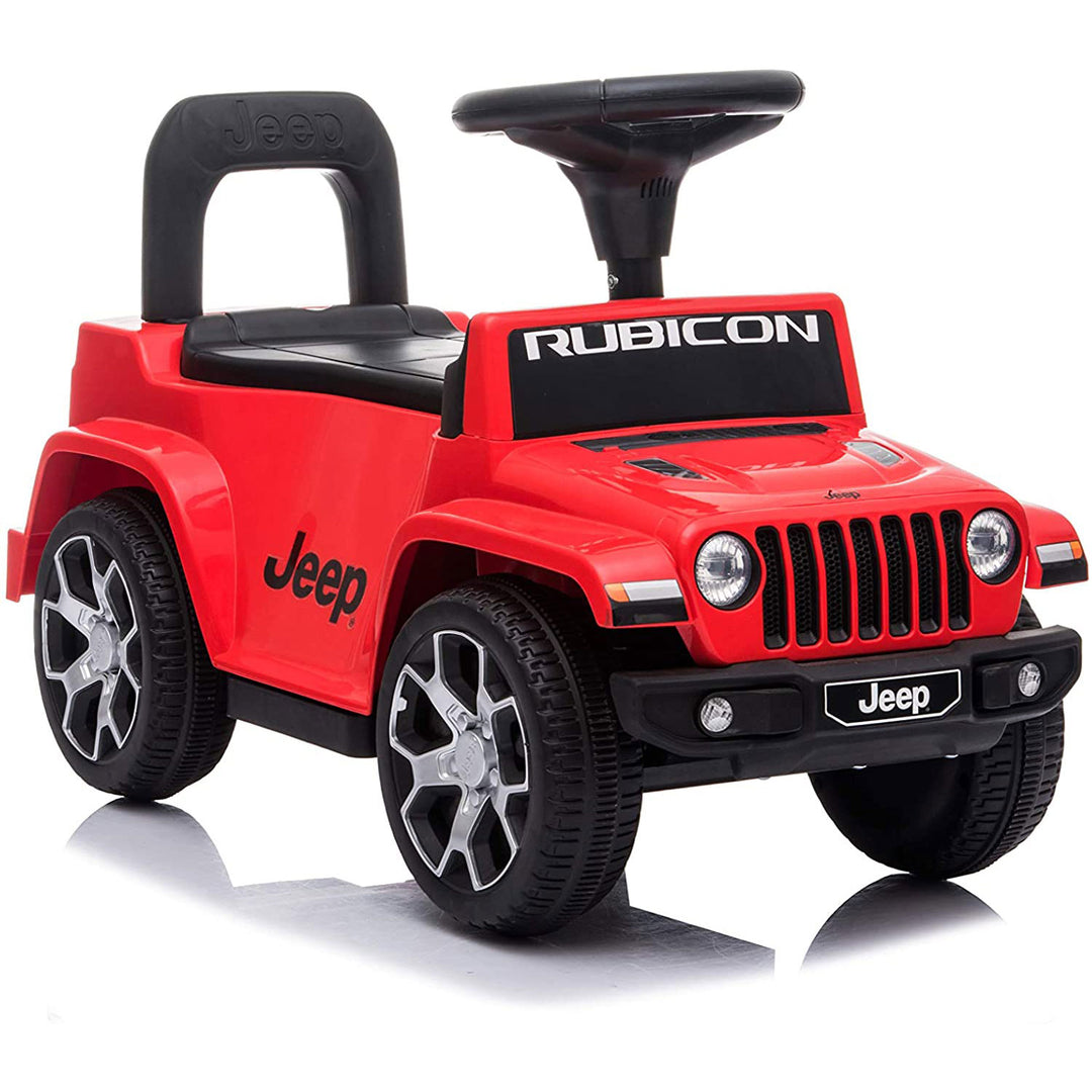 Best Ride On Cars Baby Toddler Jeep Rubicon Push Car Riding Toy Vehicle, Red - VMInnovations