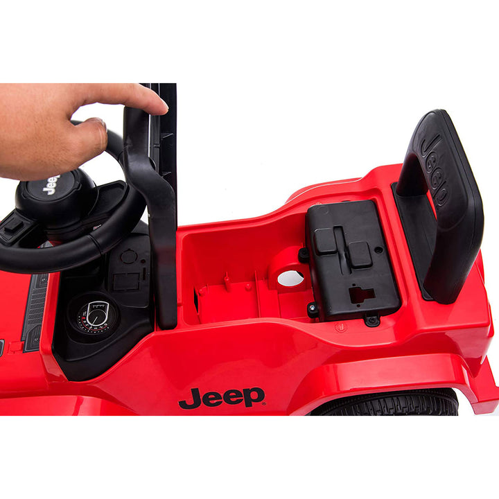 Best Ride On Cars Baby Toddler Jeep Rubicon Push Car Riding Toy Vehicle, Red - VMInnovations