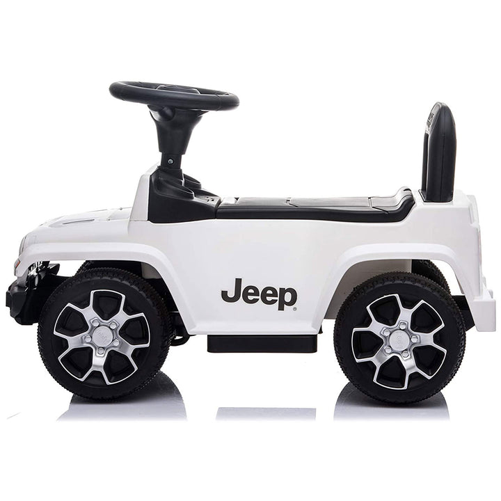 Best Ride On Cars Baby Toddler Jeep Rubicon Push Car Riding Toy Vehicle, White - VMInnovations