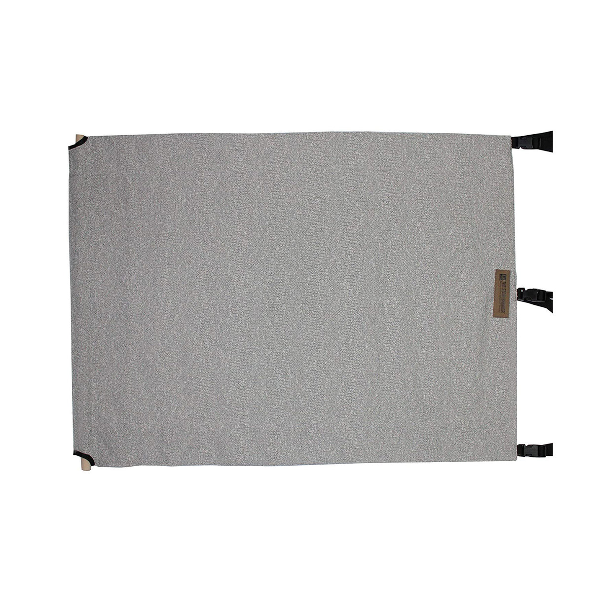 The Stair Barrier 36 to 43 Inch Wall to Banister Baby and Pet Gate, Sheep Ash - VMInnovations