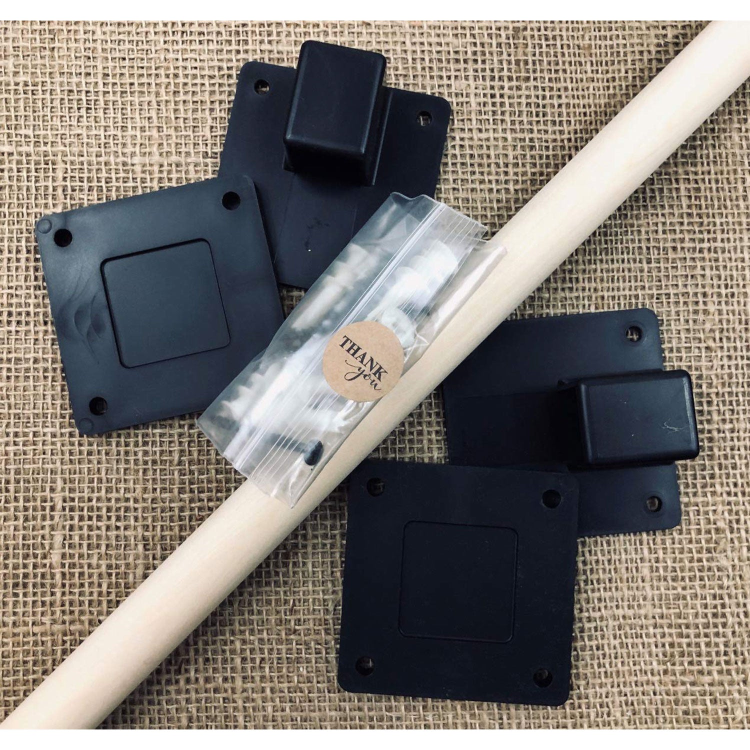The Stair Barrier 36-43" Wall to Banister Baby/Pet Gate, Black Lines (Open Box) - VMInnovations