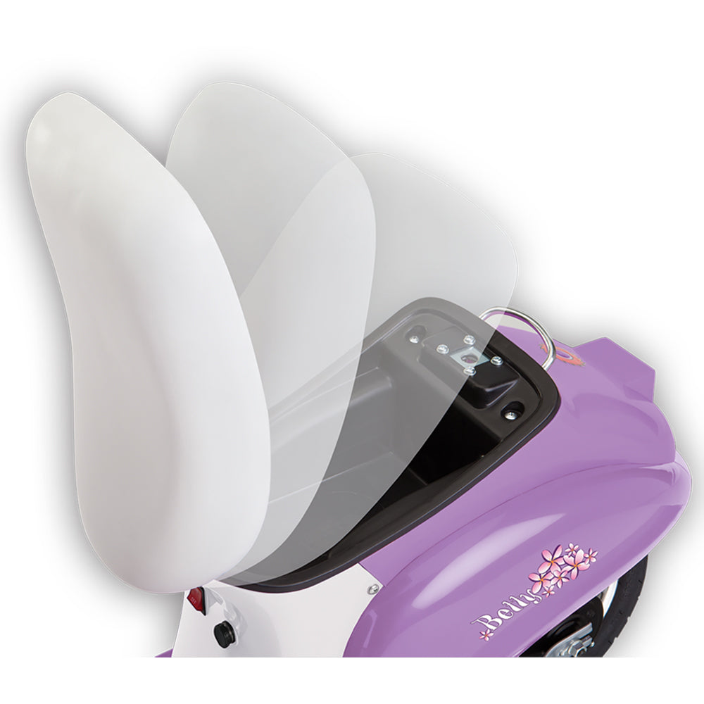 Razor Pocket Mod Miniature Euro 24V Electric Kids Scooter & Helmet, Purple
