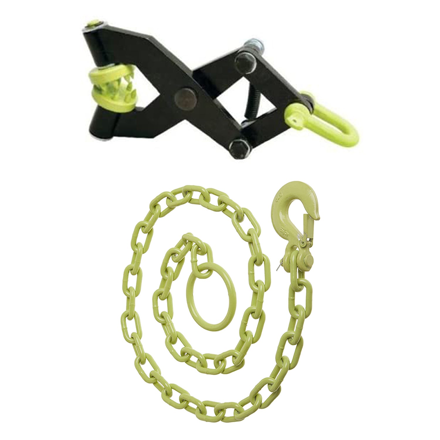Brush Grubber BG-01 Original Brush Root Puller Remover Tool and BG-04 Tugger Chain