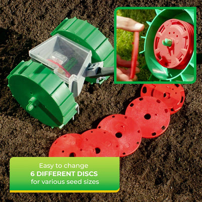 Bio Green Lawn Vegetable Garden Fertilizer Spreader Super Seeder Sowing Machine