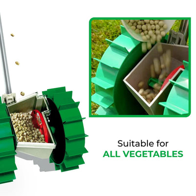 Bio Green Lawn Vegetable Garden Fertilizer Spreader Super Seeder Sowing Machine