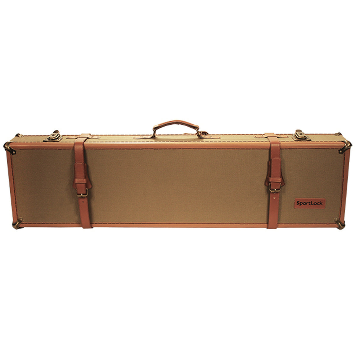 Birchwood Casey Sportlock Leatherlock Deluxe Takedown Shotgun Travel Case, Tan - VMInnovations