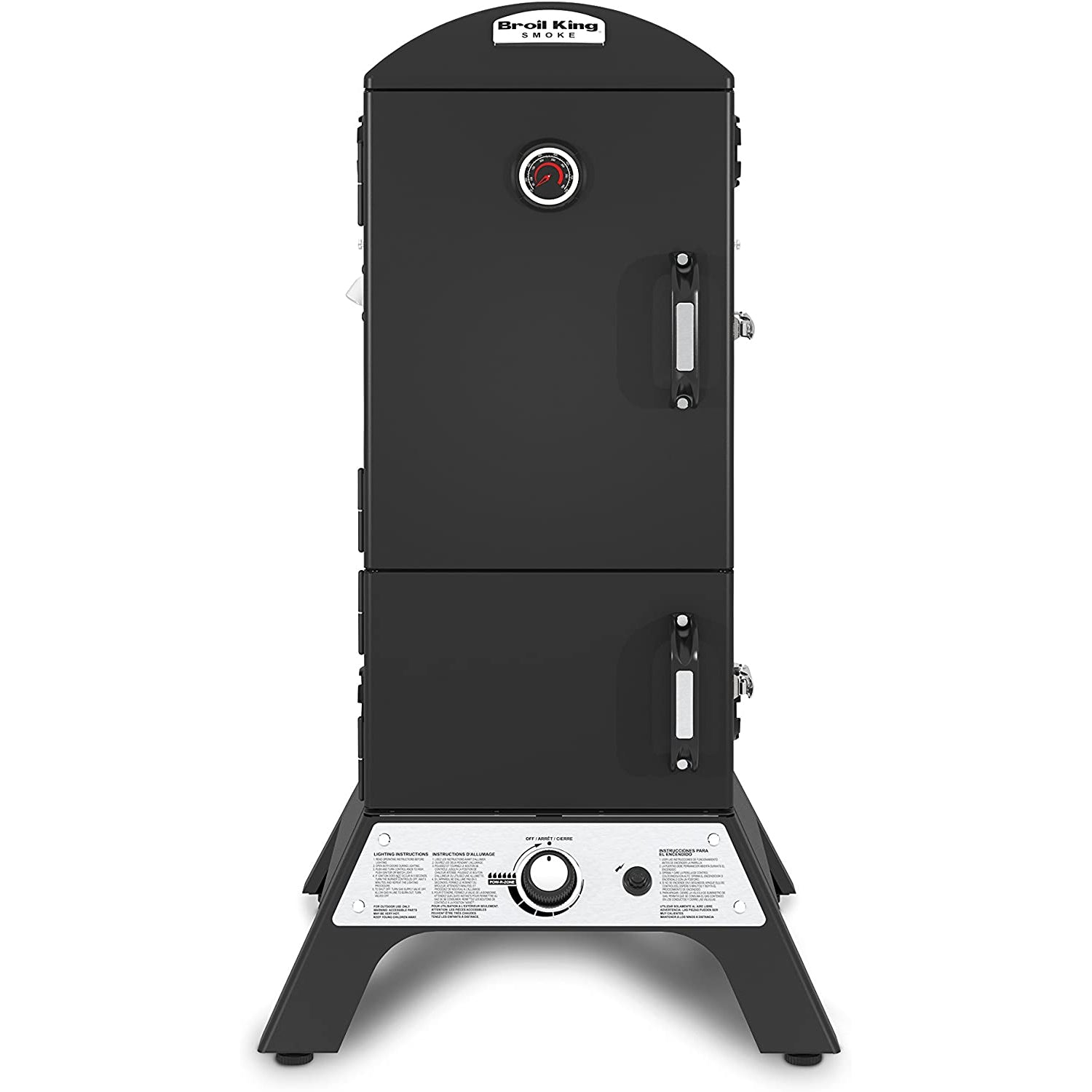 Broil King Smoke Vertical Natural Gas Cabinet Smoker, 14,000 BTU (For Parts)
