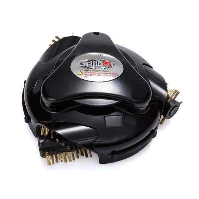 Grillbot GBU102 Automatic Grill Cleaning Robot with Durable Brass Brushes, Black