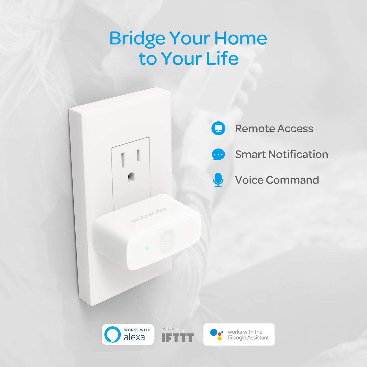 U-Tec Ultraloq UL3 BT 2nd Gen WIFI Bridge 5 in 1 Smart Home Door Lock, Black - VMInnovations