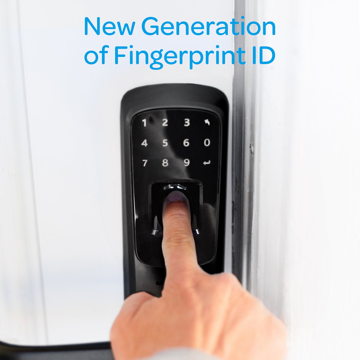 U-Tec Ultraloq UL3 BT 2nd Gen WIFI Bridge 5 in 1 Smart Home Door Lock, Black - VMInnovations