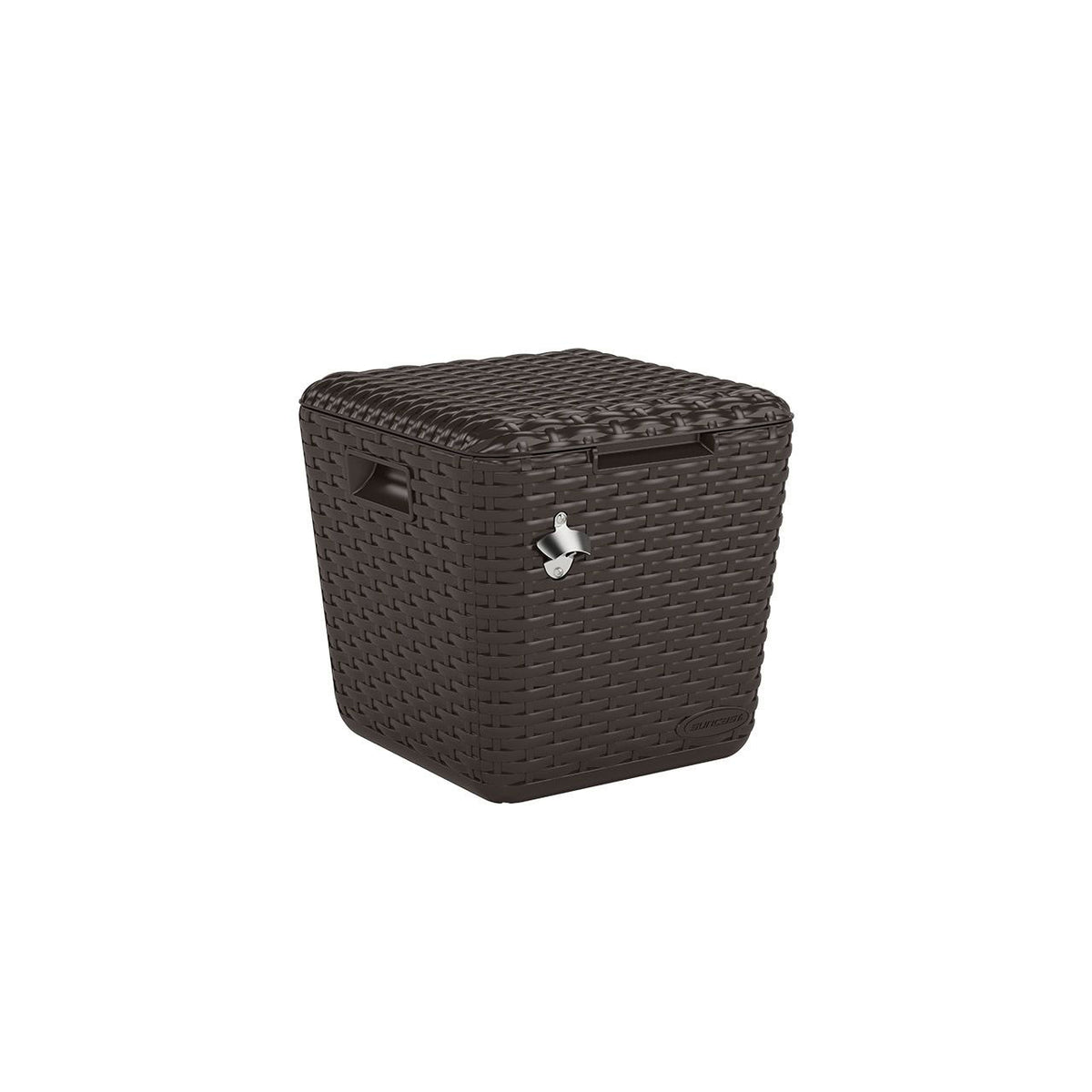Suncast Multi Purpose Cooler Side Table Cube, Java (Used)