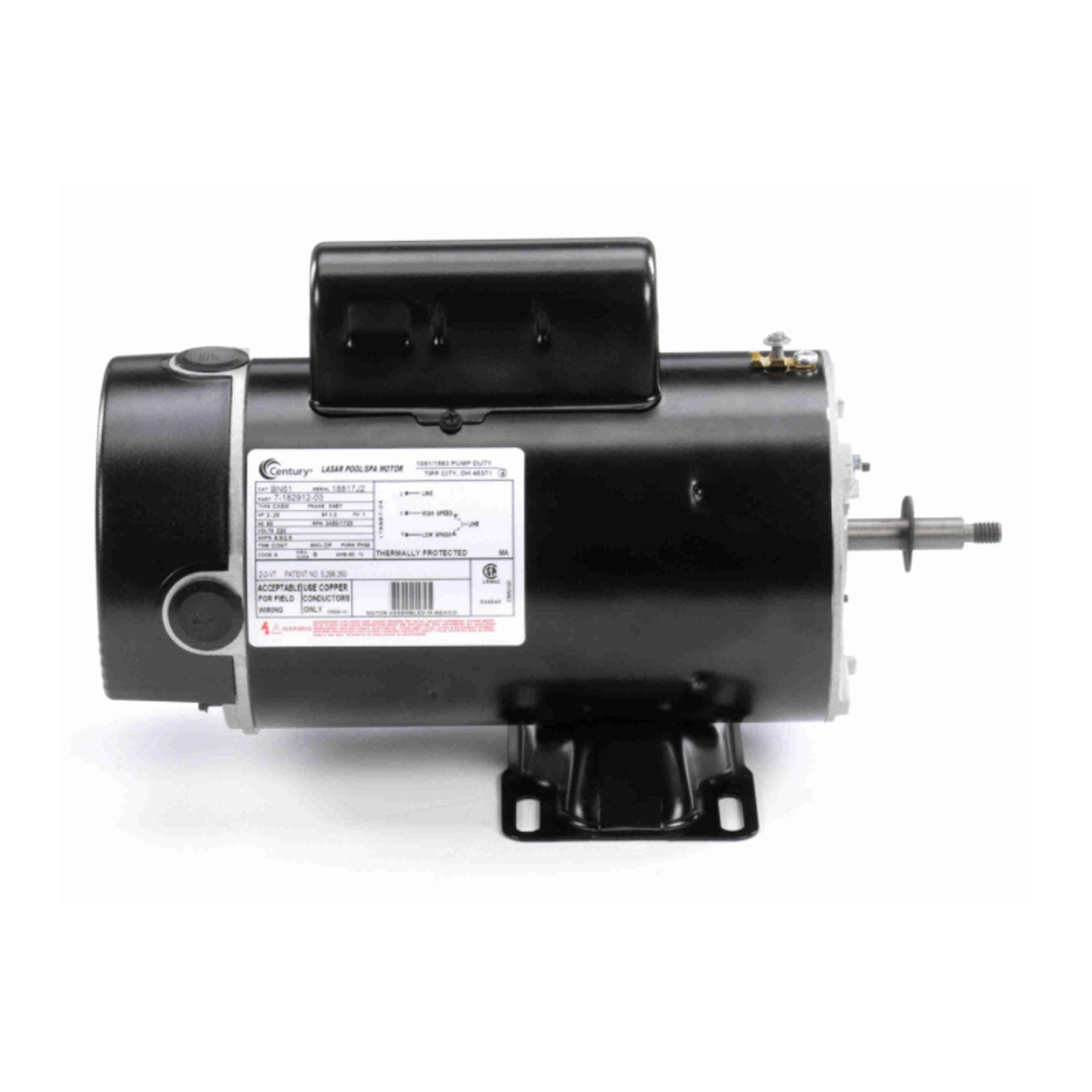 Regal Beloit 2 Speed 2 HP 3450 RPM Stainless Steel Pool Pump Motor (Open Box)