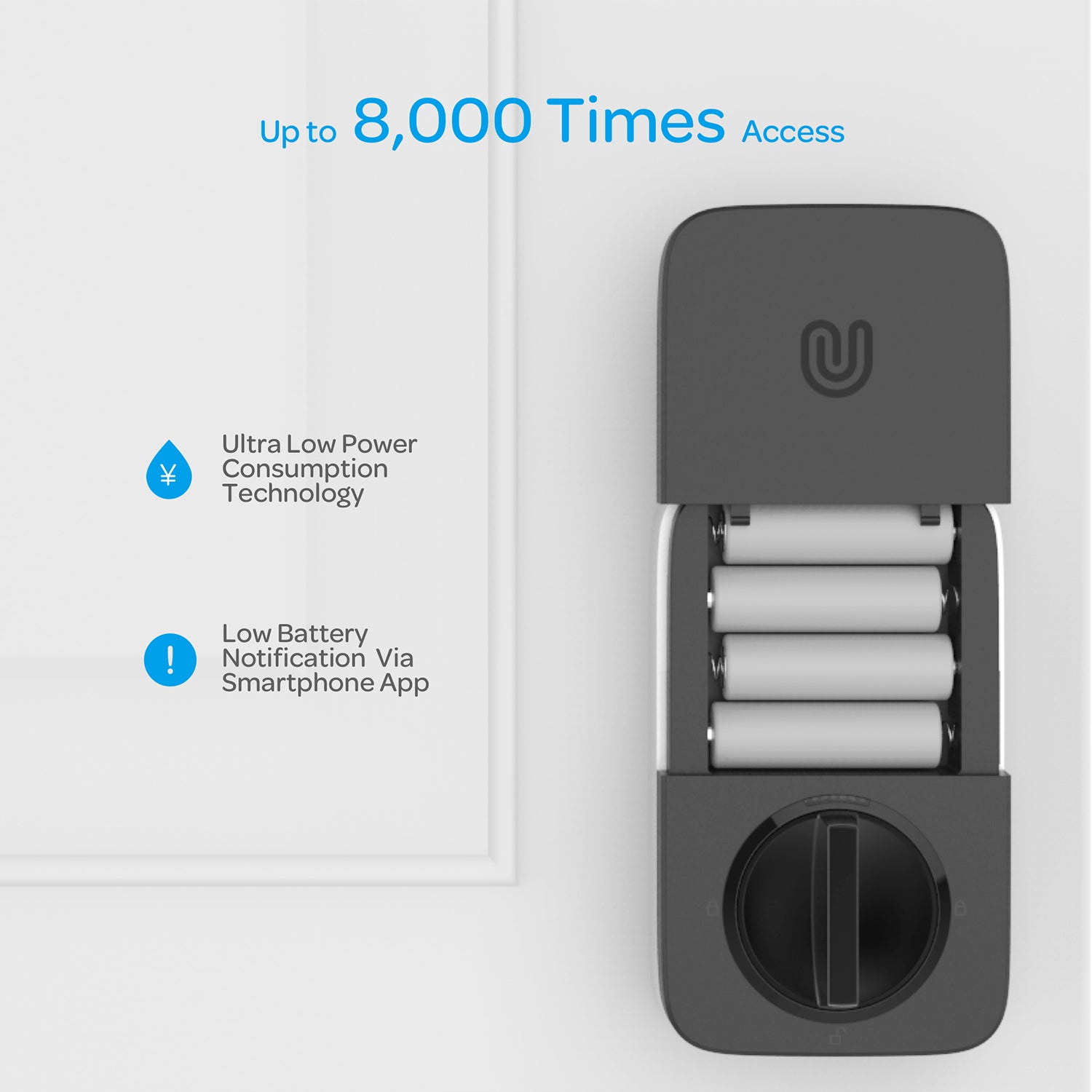 U-Tec U-Bolt-SN 5 in 1 Bluetooth Enabled Keypad Smart Home Deadbolt Lock - VMInnovations