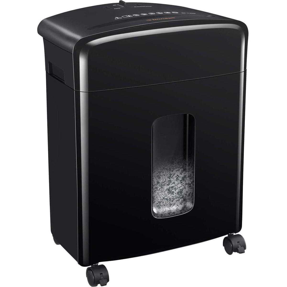 Bonsaii C220-A Portable 12 Sheet Cross Cut Paper, Card, and Disc Shredder Bin
