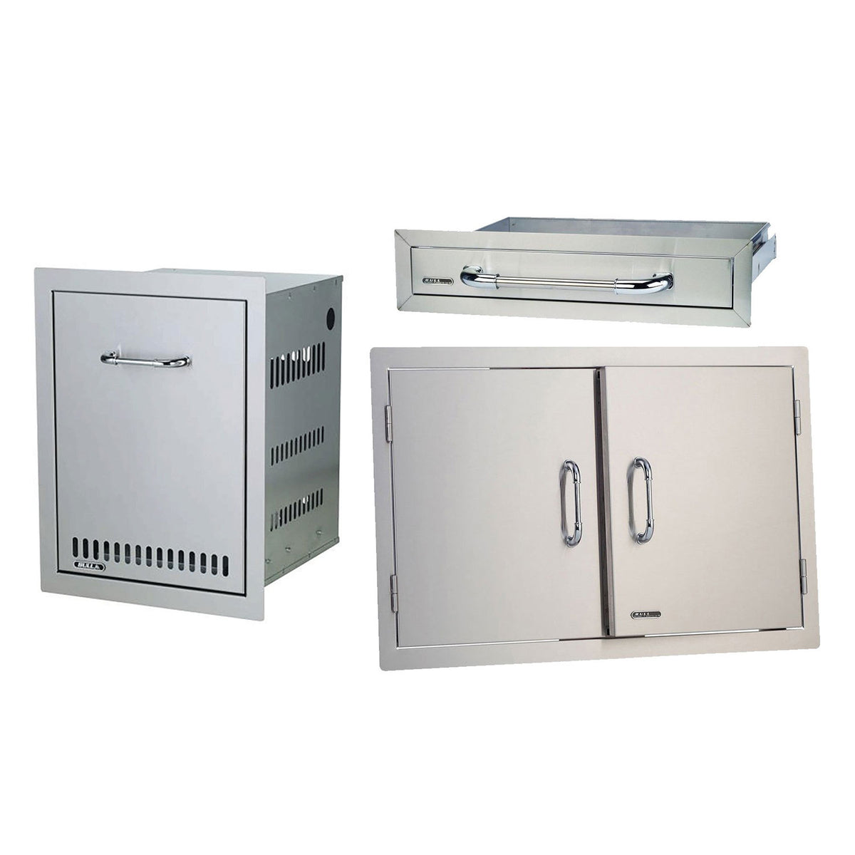 Bull Outdoor Products Stainless Steel Outdoor Grill Propane Accessory Package