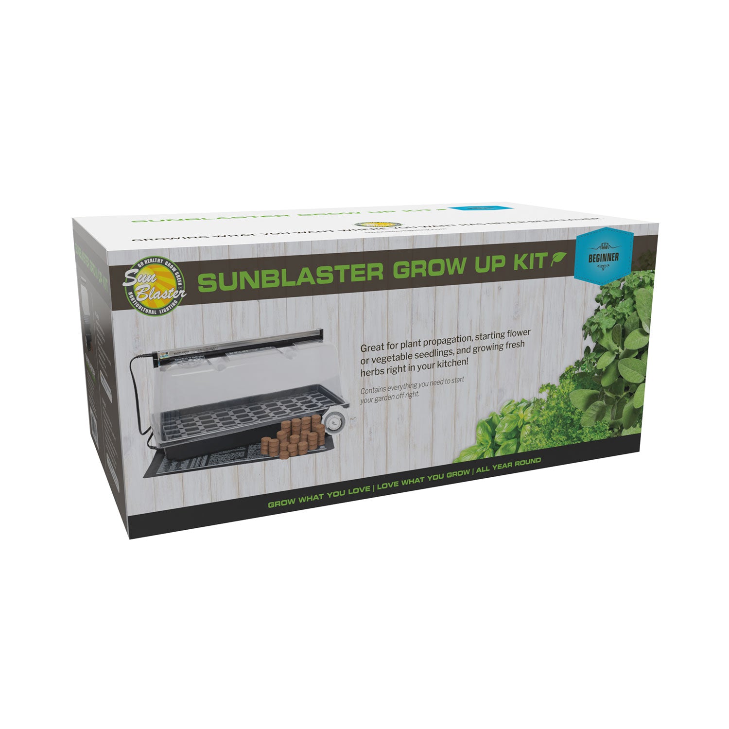 SunBlaster SL1611206 Grow Beginners Kit for Seed Starting & Plant Propagation