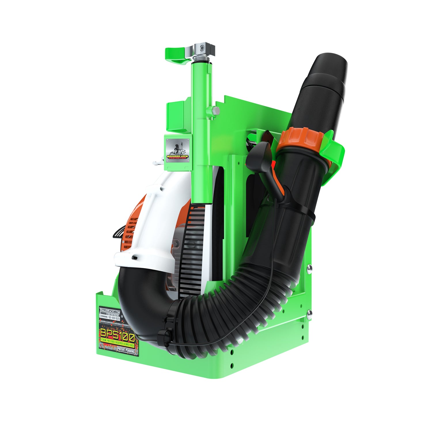 Green Touch Industries Strom Backpack Sprayer and Backpack Leaf Blower Rack