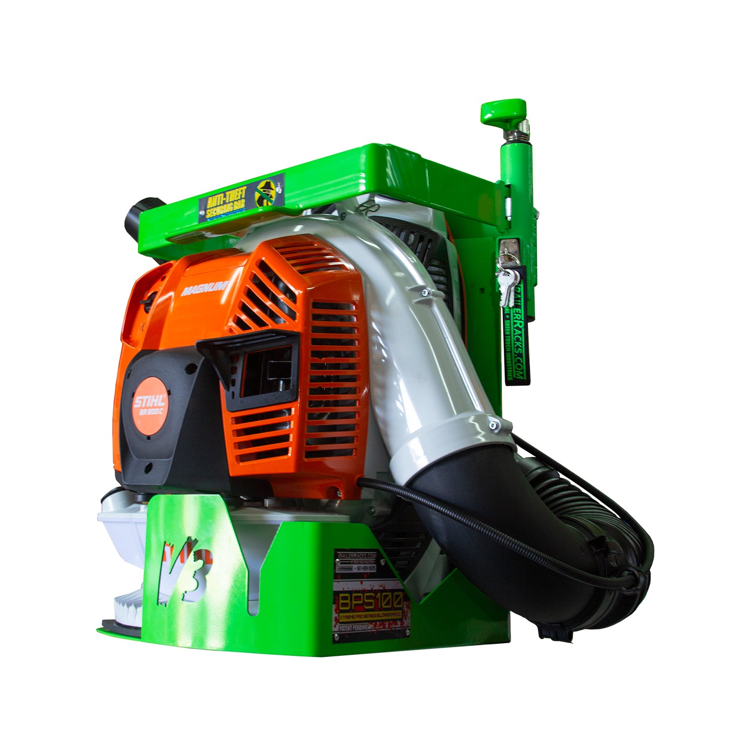 Green Touch Industries Strom Backpack Sprayer and Backpack Leaf Blower Rack