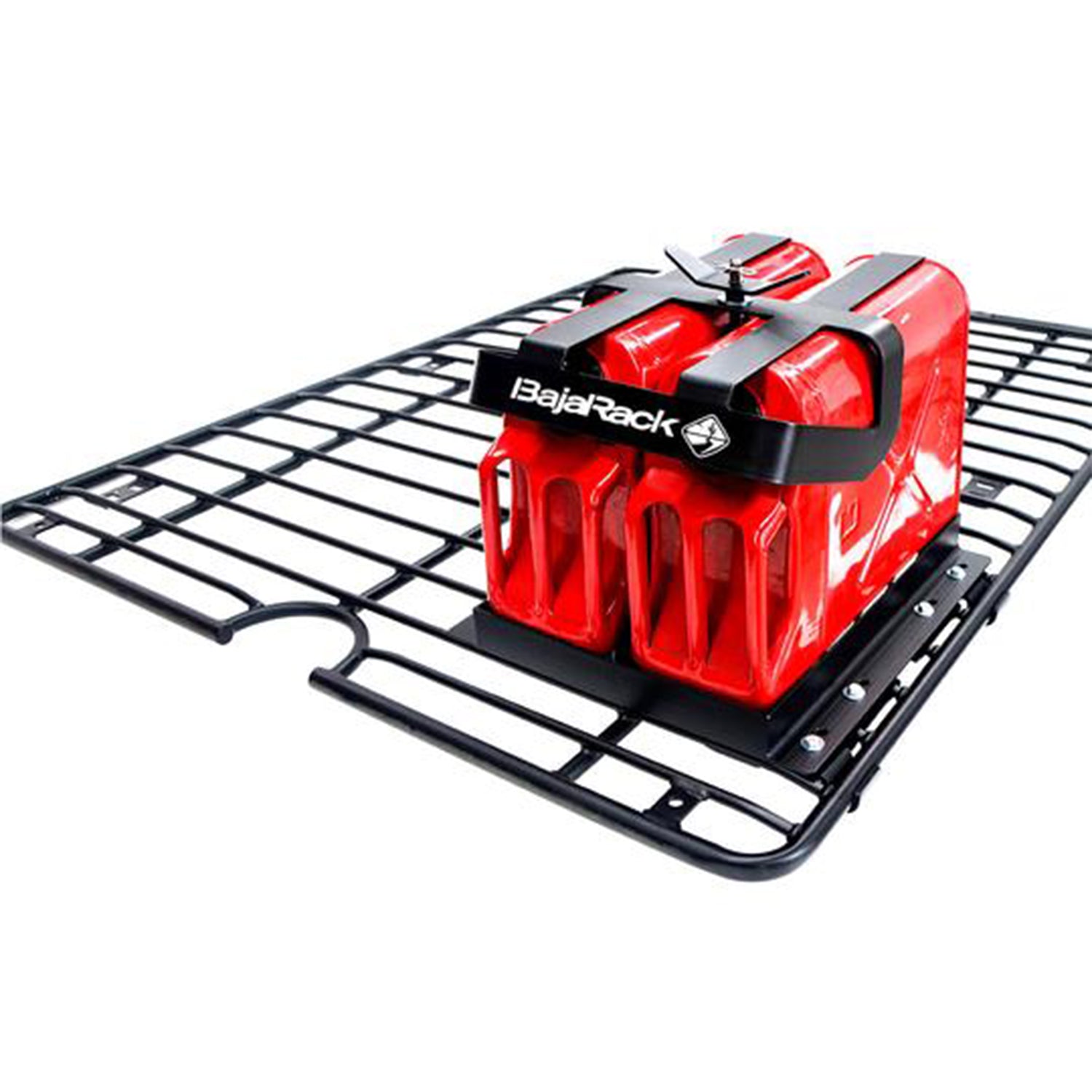 BajaRack Fuel Can Holder Mount Kit for Car Utility Roof Flat Racks (Open Box)