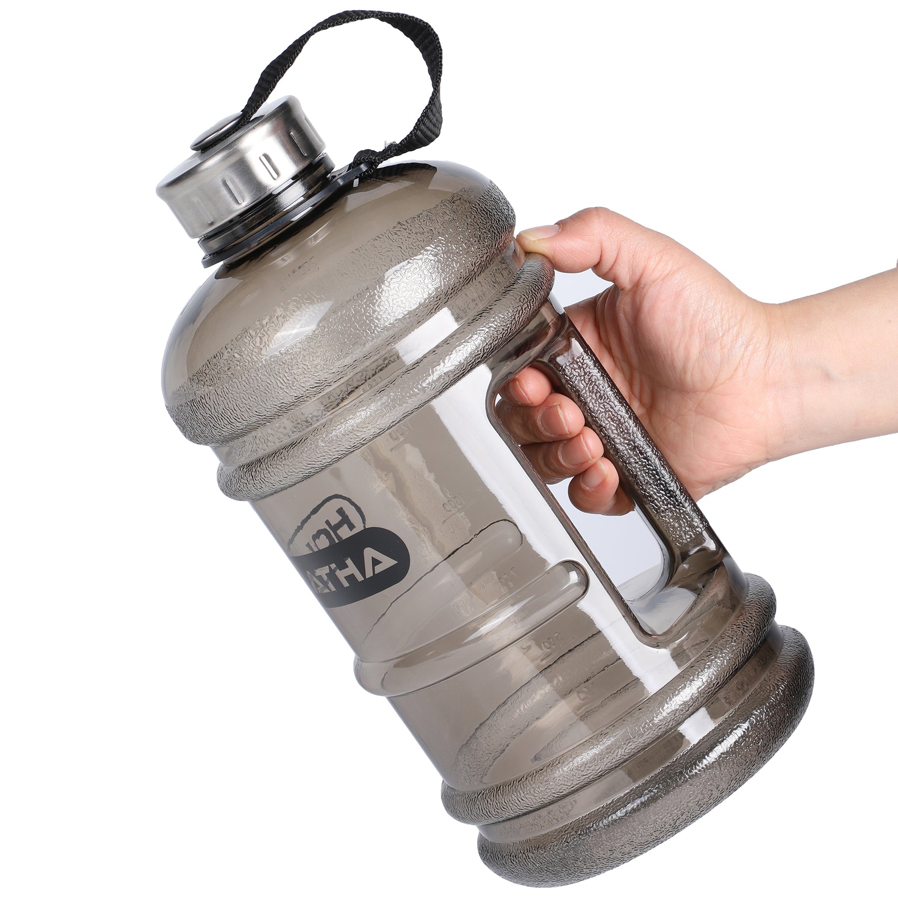 HolaHatha Jumbo 2.20 Liter Large Reusable Sports Water Bottle (Open Box)
