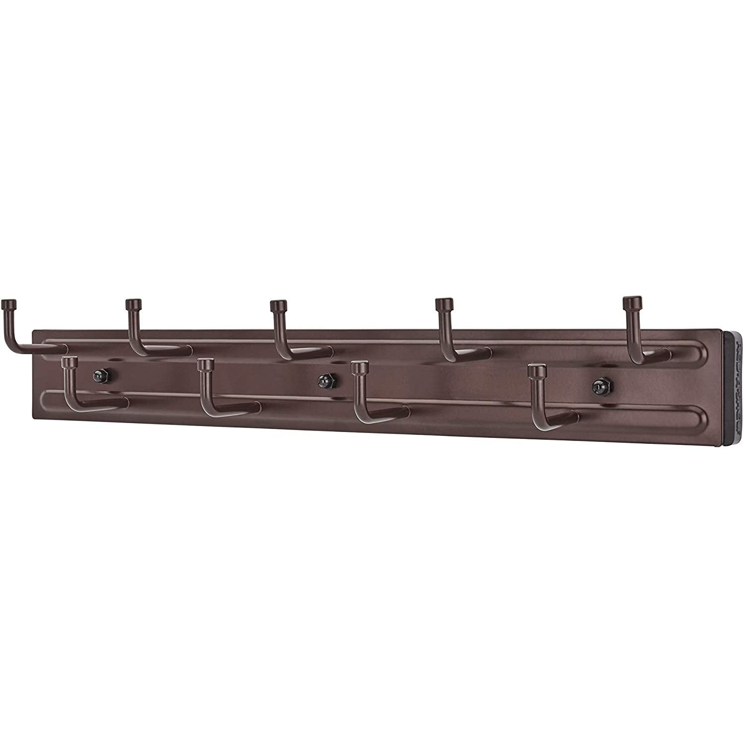 Rev-A-Shelf 14" Pull Out Belt Rack Closet Storage Organizer, Bronze, BRC-12ORB - VMInnovations