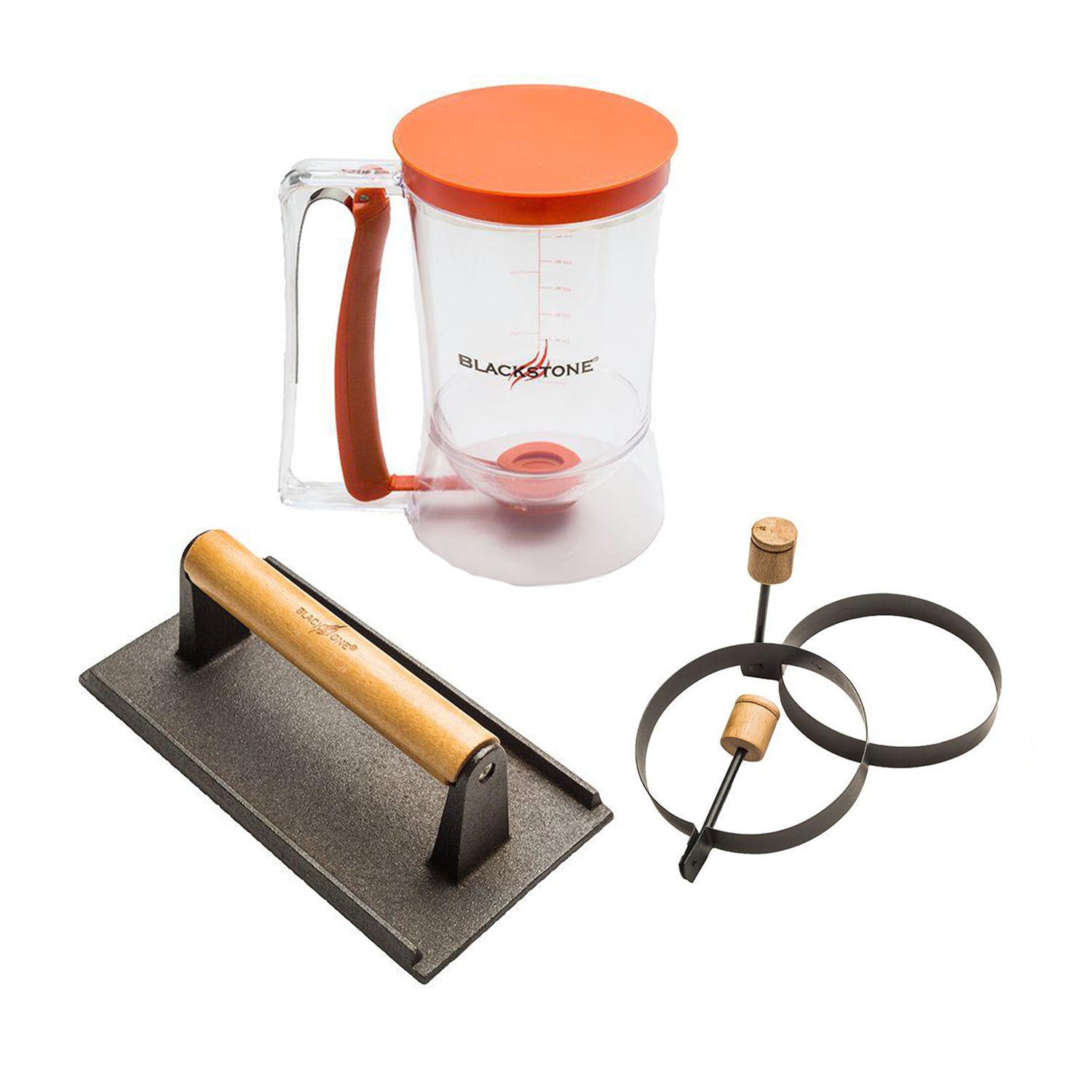 Blackstone Outdoor Griddle Breakfast Prep Kit for Pancakes, Bacon, and Eggs