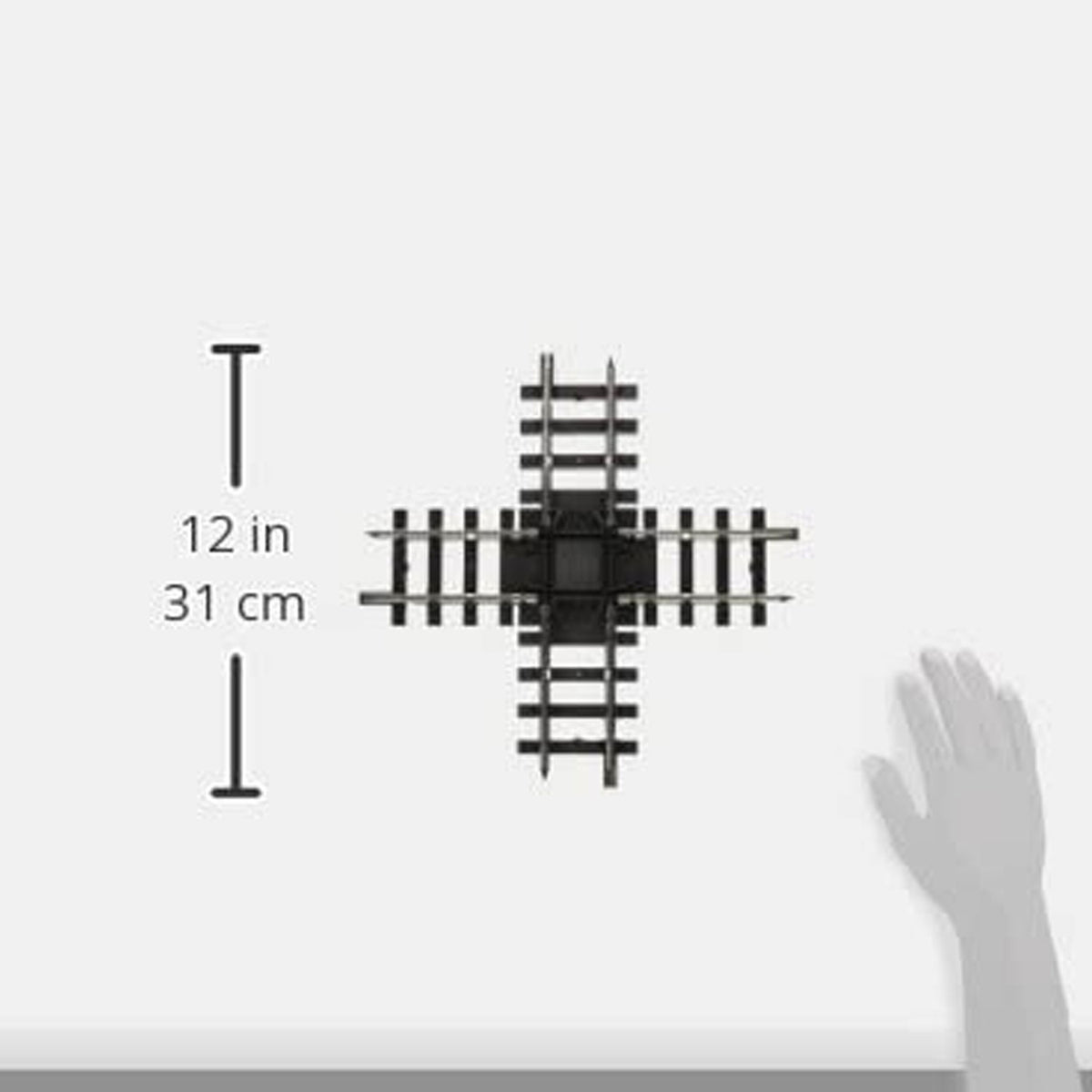 Bachmann Trains 94358 Large G Scale 90 Degree Crossing Steel Railroad Track
