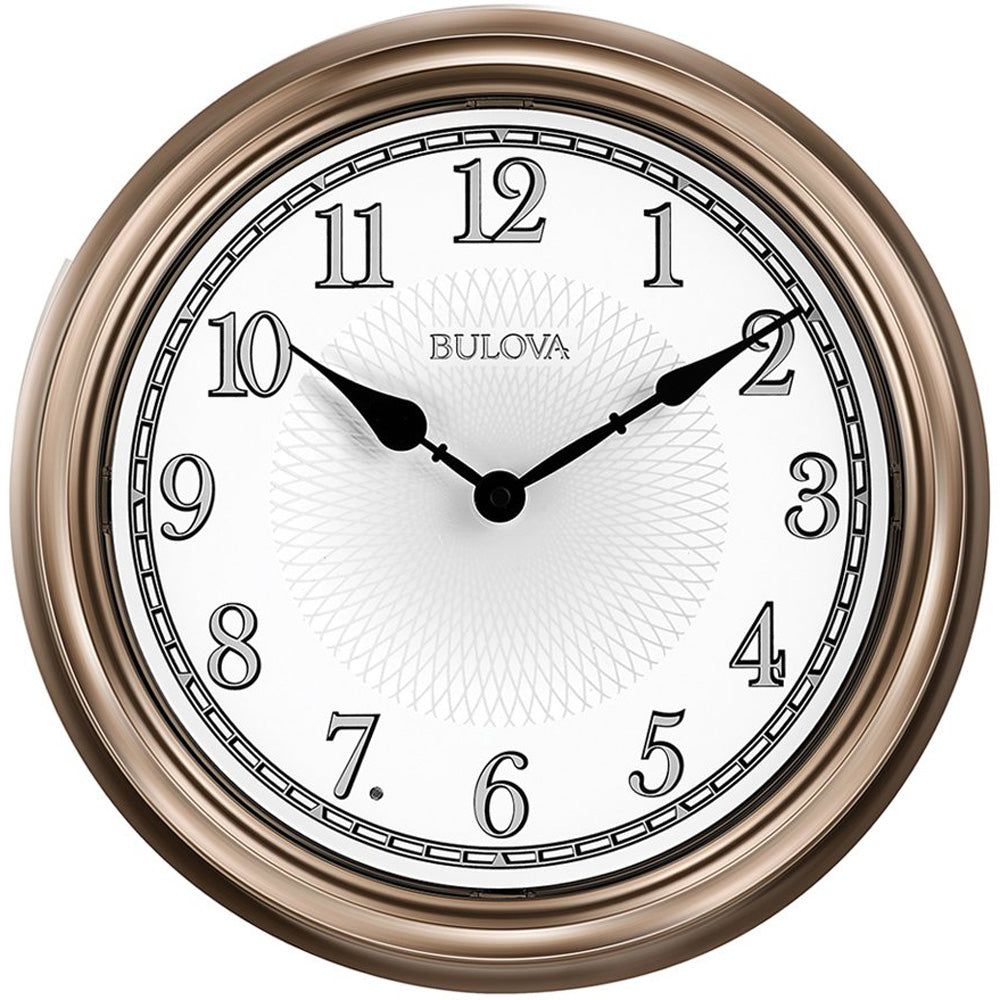 Bulova Clocks C4826 14 Inch Diameter Lighted Dial Time Wall Clock (For Parts)