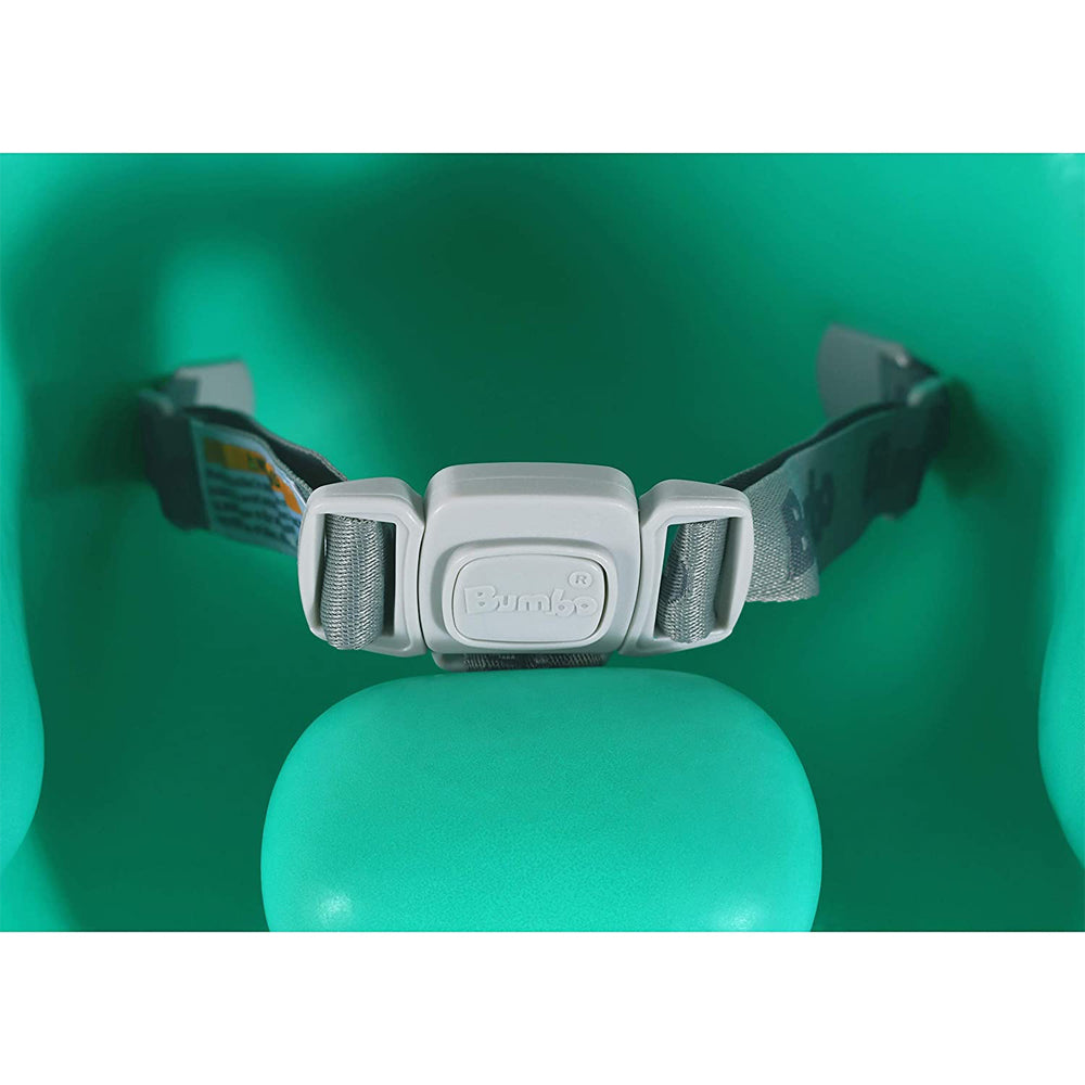Bumbo Baby Infant Portable Foam Floor Seat with Play Top Tray Attachment, Aqua - VMInnovations