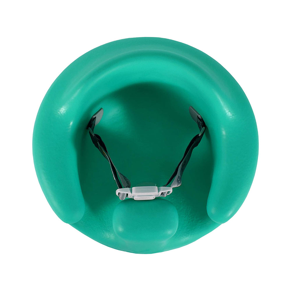 Bumbo Baby Infant Portable Foam Floor Seat with Play Top Tray Attachment, Aqua - VMInnovations