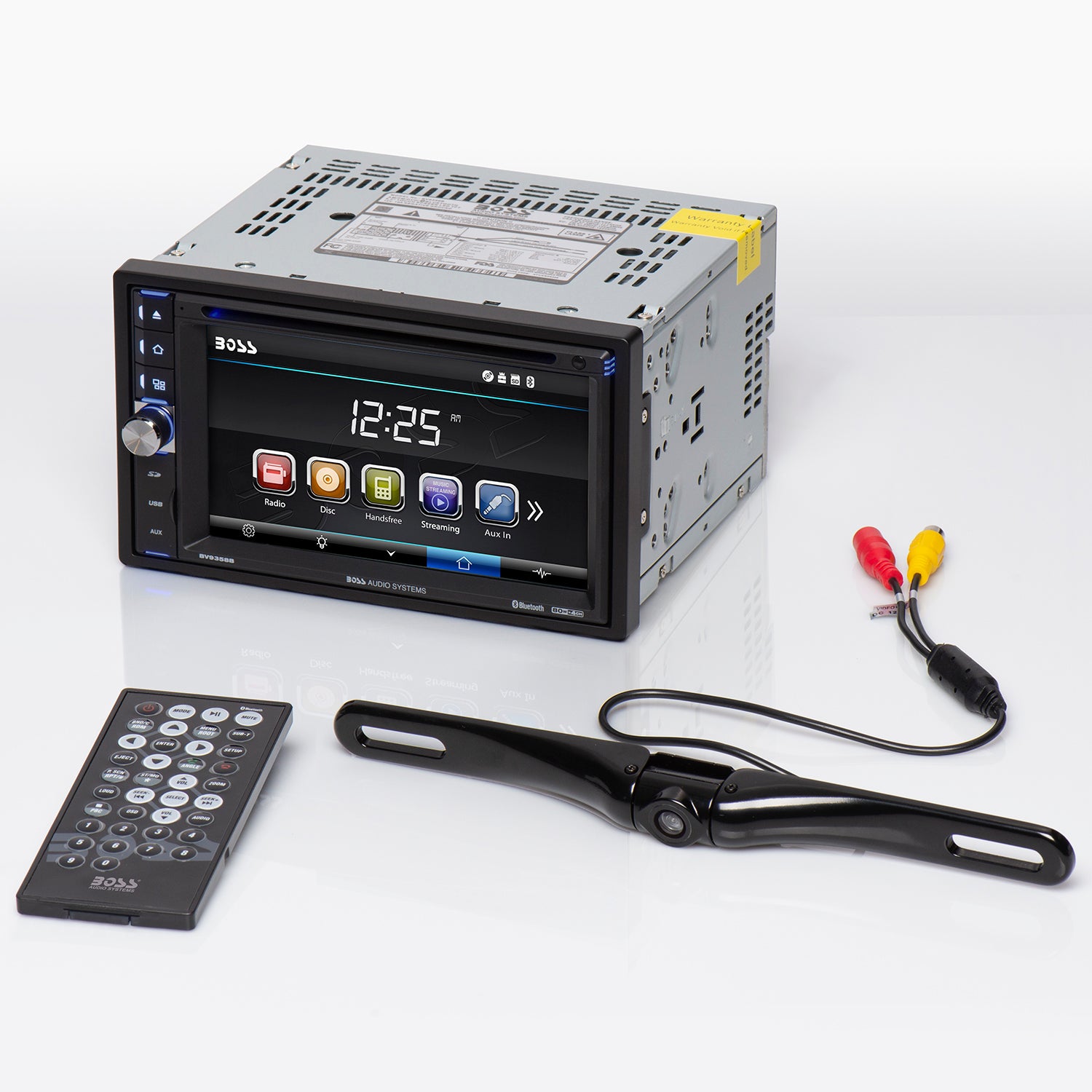 BOSS Audio BVB9358RC 6.2" Screen Bluetooth USB MP3 Car Audio DVD Player ReceiverBOSS Audio Systems KIT2 8 Gauge Complete Car Amplifier Installation Wiring Kit - VMInnovations