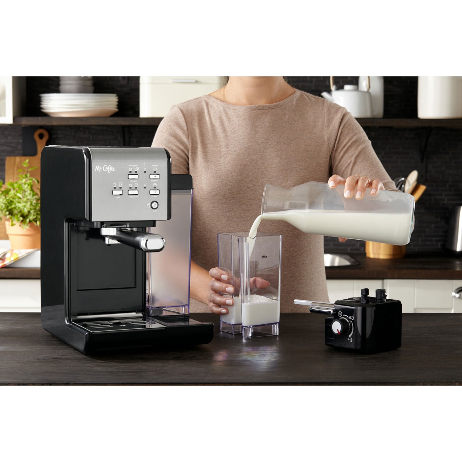 Mr. Coffee 1 Touch 19 Bar Pump Programmable Espresso Maker Machine (Open Box) - VMInnovations