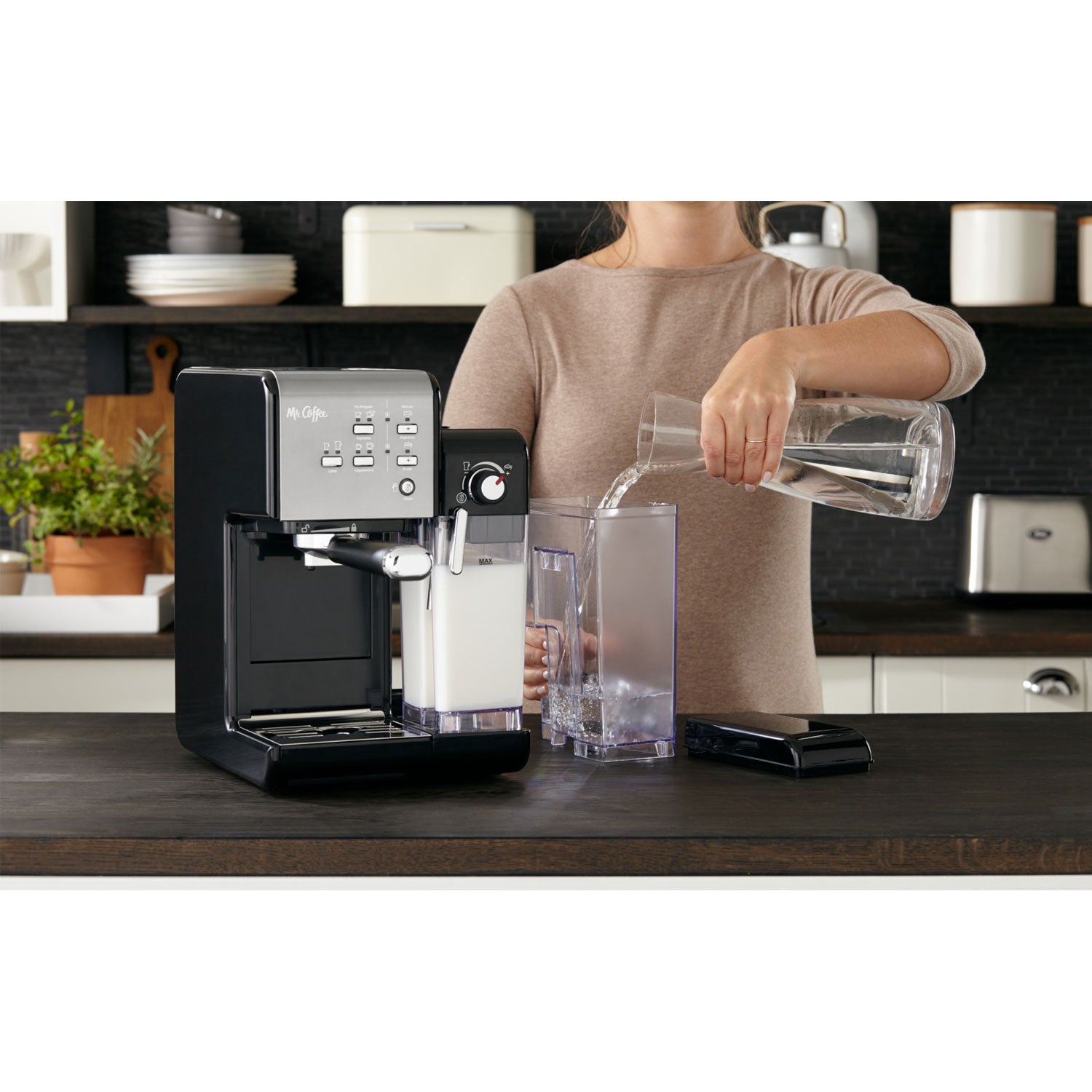 Mr. Coffee 1 Touch 19 Bar Pump Programmable Espresso Maker Machine (Open Box) - VMInnovations
