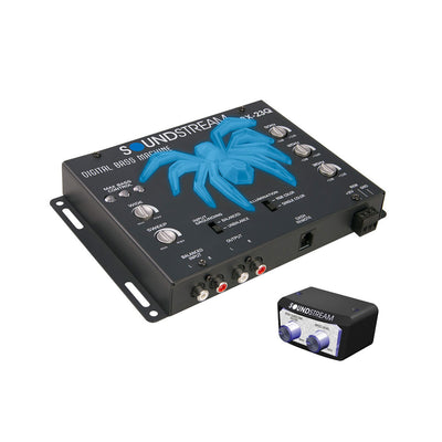SoundStream BX-23Q Digital Car Audio Bass Booster Restoration Processor, Black