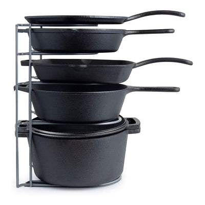 Cuisinel C-203 Extra Large 5 Pan and Pot Organizer 5 Tier Rack, 15 in (Open Box)