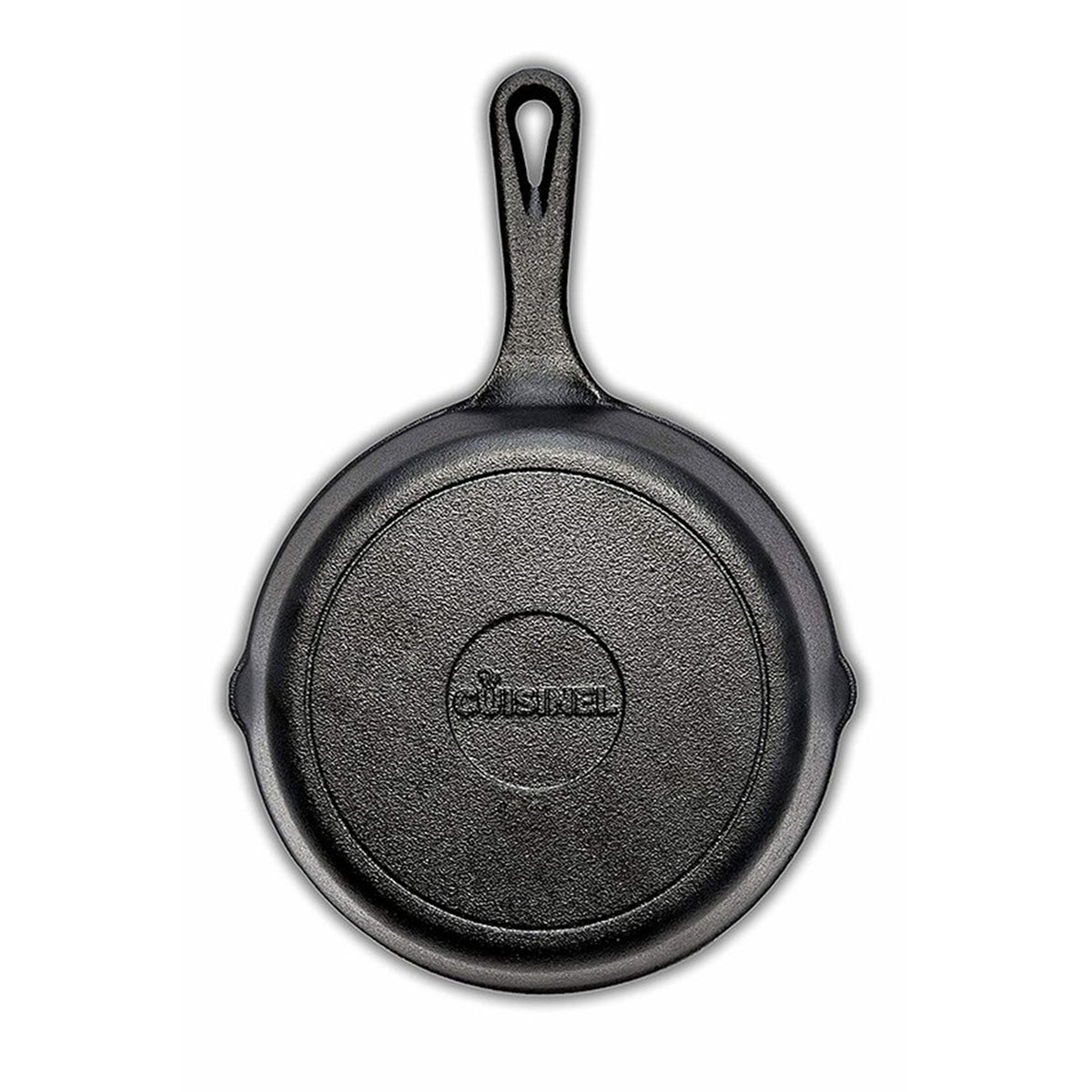 Cuisinel 8" Pre Seasoned Round Cast Iron Skillet Pan w/ Silicon Grip (Open Box)