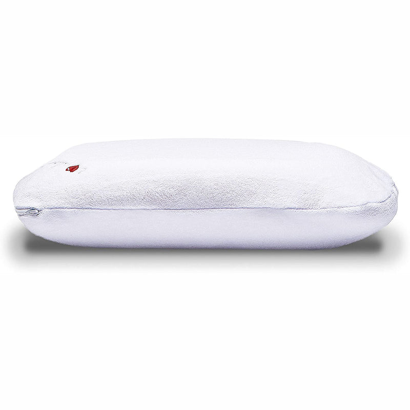 I Love Pillow Contour Sleeping Pillow with Cover, King Sized, White (2 Pack)