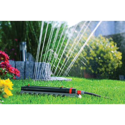 Gardena Aquazoom 2700 Sq Ft Oscillating Garden Lawn Water Sprinkler (2 Pack)