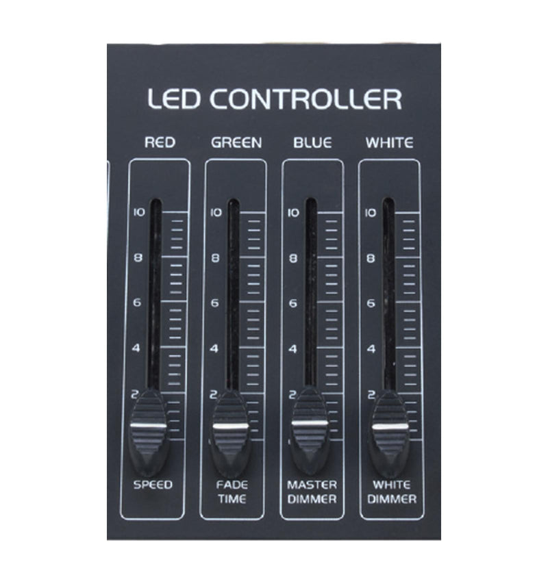 ADJ Mega RGB+UV Can Light (4 Pack) & Lighting Controller & DMX Cable (4 Pack)