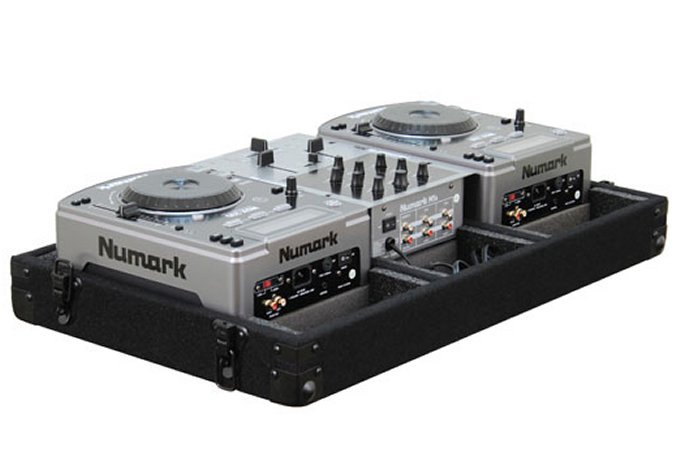 ODYSSEY CNDX200M1 Pro DJ Carpeted Portable Mixer Case for Numark iCD DJ IN A BOX